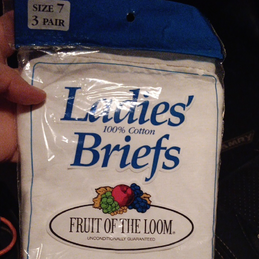 Fruit of the Loom White Ladies' Briefs